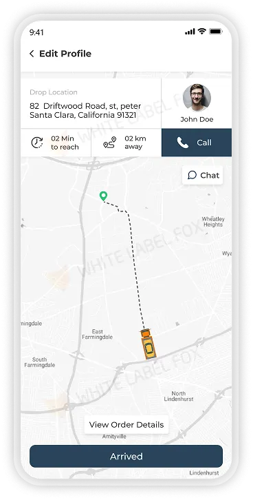 driver app - Live Ride Tracking
