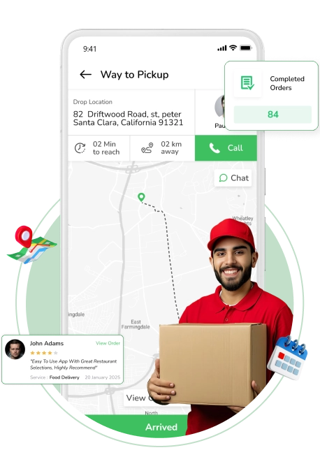 Driver App Features